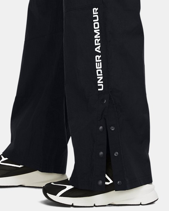 Women's UA Legacy Crinkle Pants, Black, pdpMainDesktop image number 3